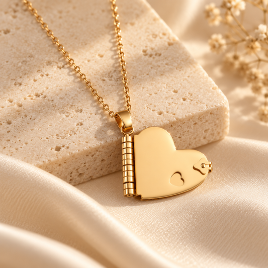 Collar Libro del Corazón Personalizado