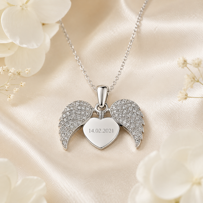 Collar Personalizado Alas de Angel