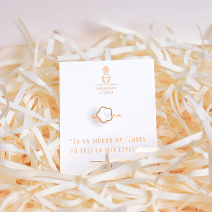 Set Trebol - Blanco - Acero Inoxidable