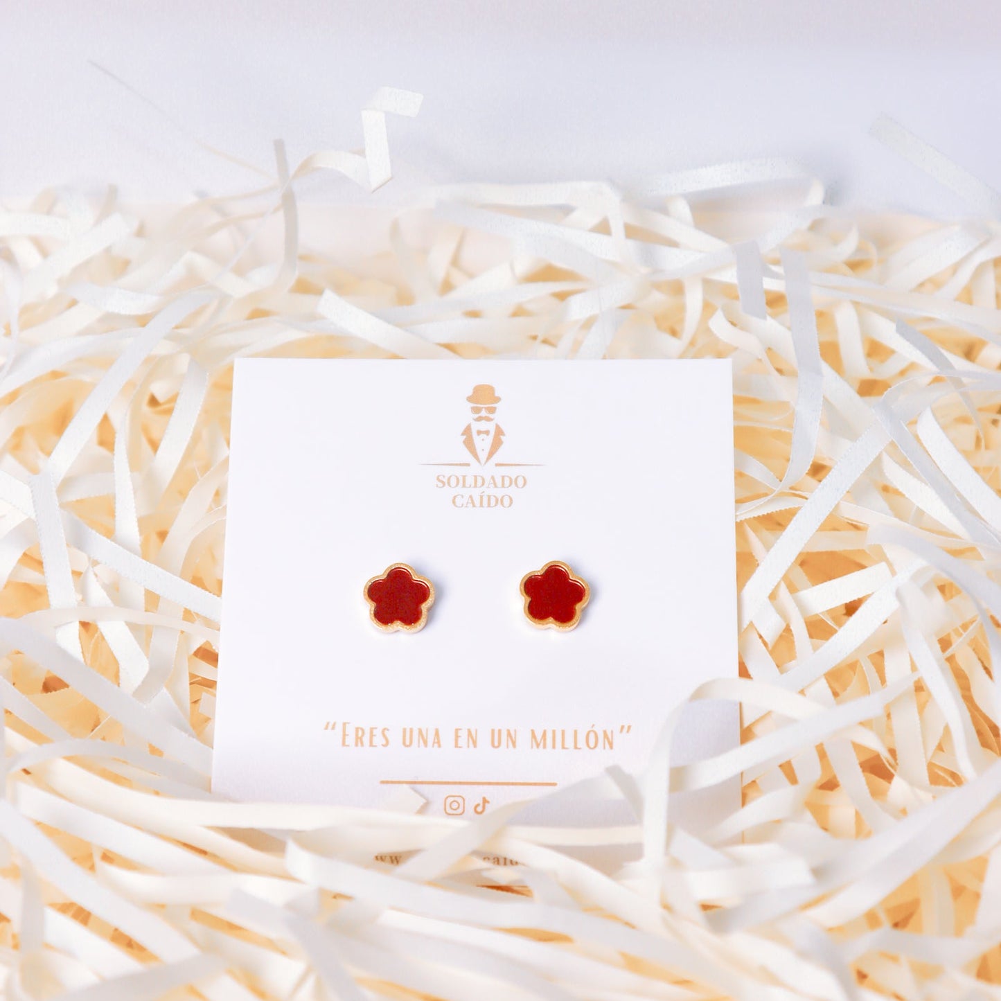 Set Trebol - Rojo - Acero Inoxidable