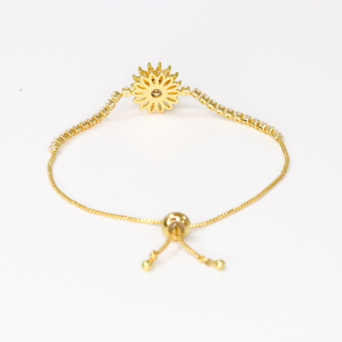 Pulsera de Girasol Giratorio - Acero Inoxidable