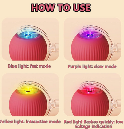 Pelota Smart Interactiva Perros y Gatos Recargable