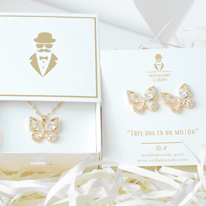 Set Mariposa - Acero Inoxidable